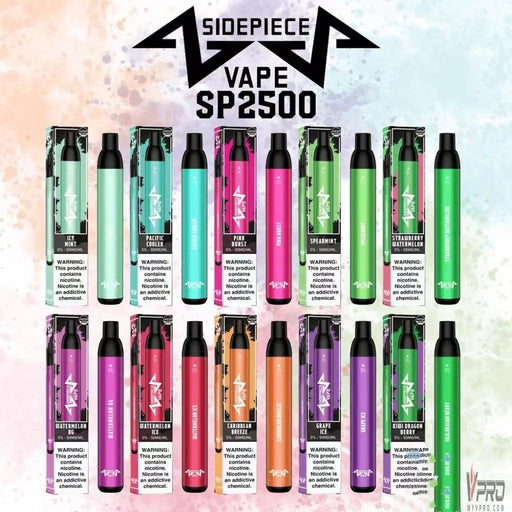 Sidepiece Vape 2500 Puffs Disposable - MyVpro