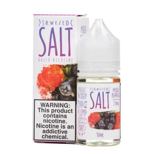 Skwezed Salts Nicotine Salt E-Liquid 30ML (25mg/50mg Total 13 Flavors) Skwezed