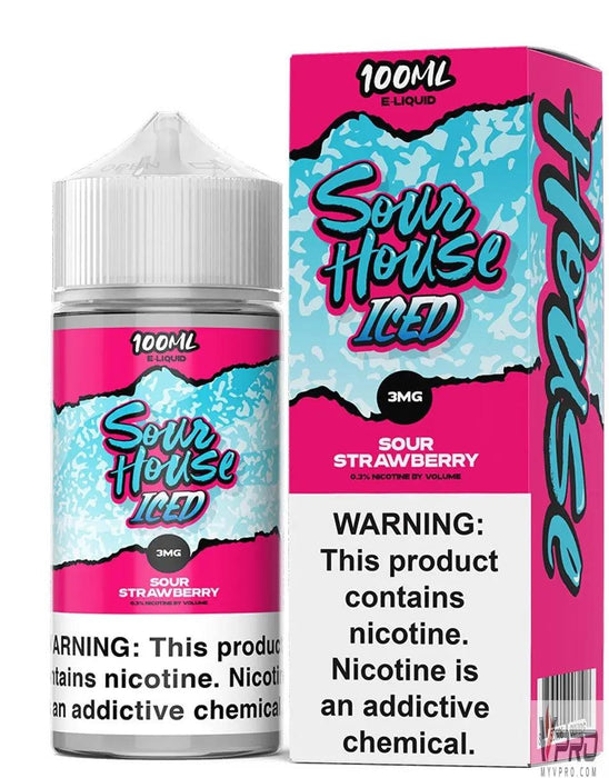 Sour House Iced Nic E-Liquid 100mL Good Vibz