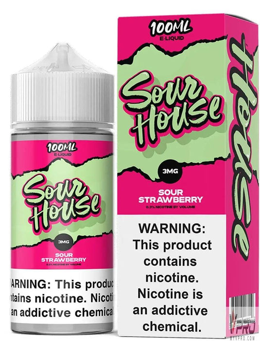 Sour House Nic E-Liquid 100mL Good Vibz