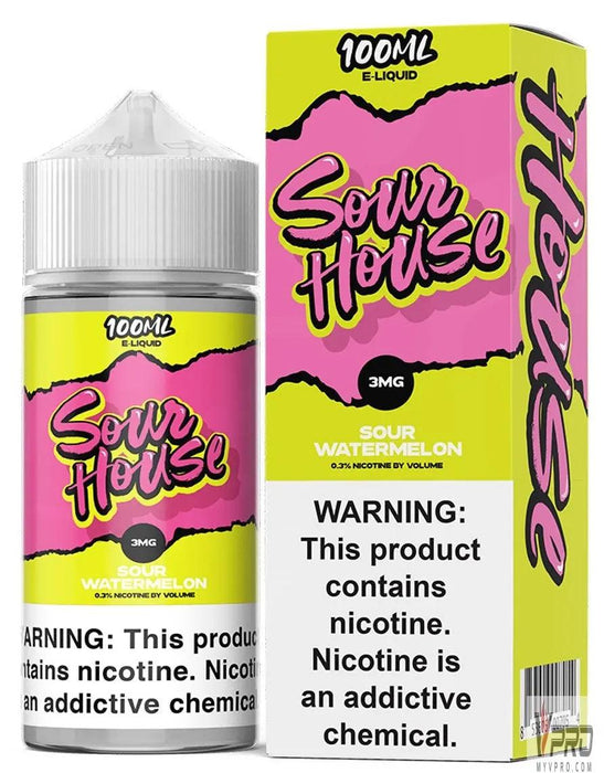 Sour House Nic E-Liquid 100mL Good Vibz