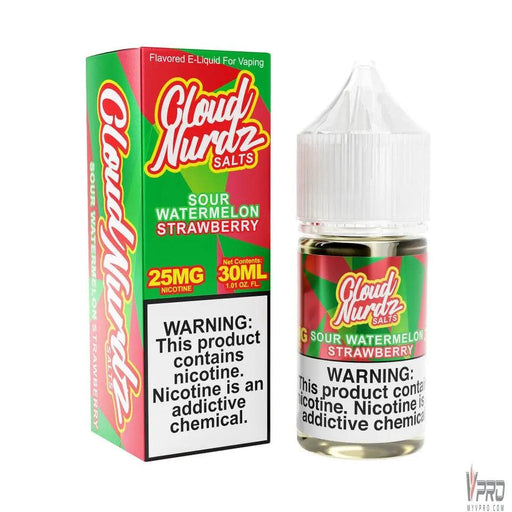 Sour Watermelon Strawberry - Cloud Nurdz Salts 30mL Cloud Nurdz E-Liquid