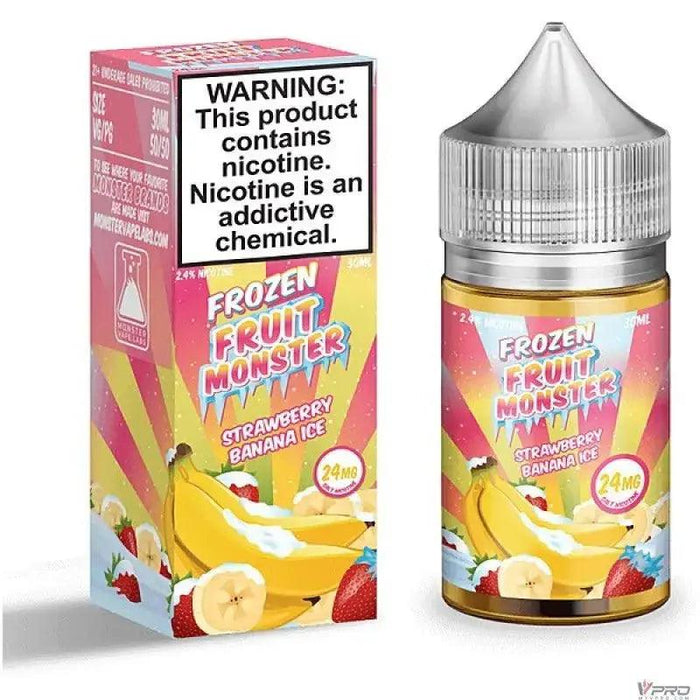 Strawberry Banana Ice - Frozen Fruit Monster Salt 30mL Monster Vape Labs