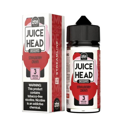 Strawberry Cream - Juice Head Desserts 100mL Juice Head