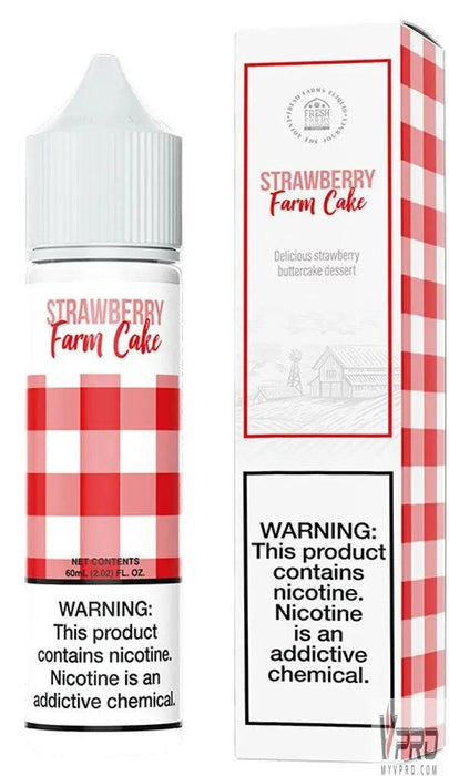 Strawberry Farm Cake - Fresh Farms 60mL Fresh Farms