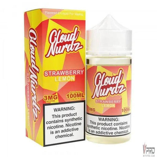 Strawberry Lemon - Cloud Nurdz Synthetic 100mL Cloud Nurdz E-Liquid