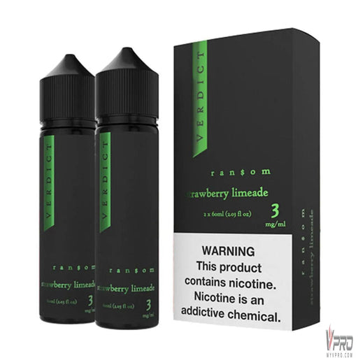 Strawberry Limeade - Verdict E-Liquid 120mL (2 x 60mL) Verdict Vapors