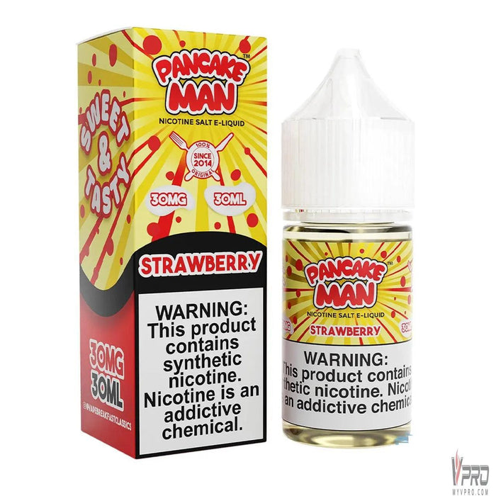 Strawberry - Pancake Man By Vape Breakfast Classics Syn Nic 30mL - MyVpro