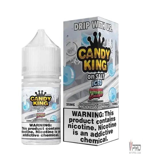 Strawberry Watermelon Bubblegum - Candy King On Salt ICED 30mL Candy King