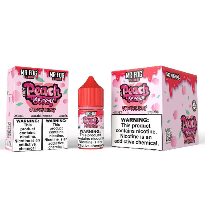 Peach (Strawberry) - Mr Fog Steezy Salt E-Liquid 30mL