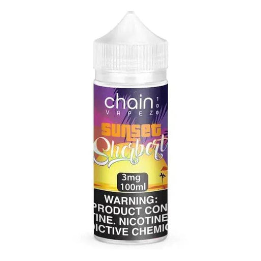 Sunset Sherbert - Chain Vapez E-Liquid 100mL Chain Vapez E-Liquids