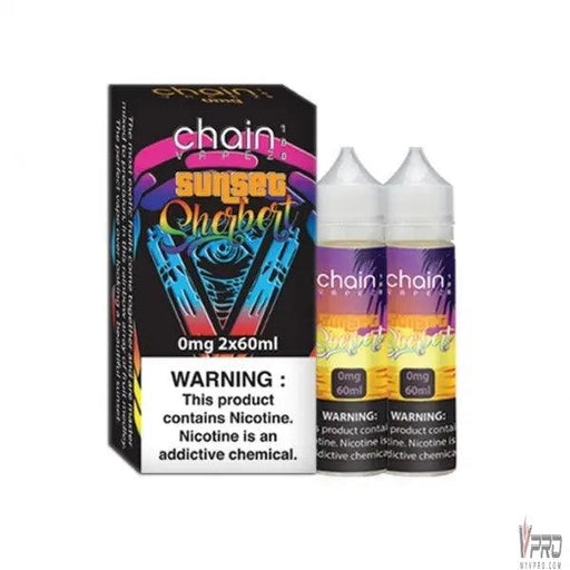 Sunset Sherbert - Chain Vapez E-Liquid 120mL Chain Vapez E-Liquids