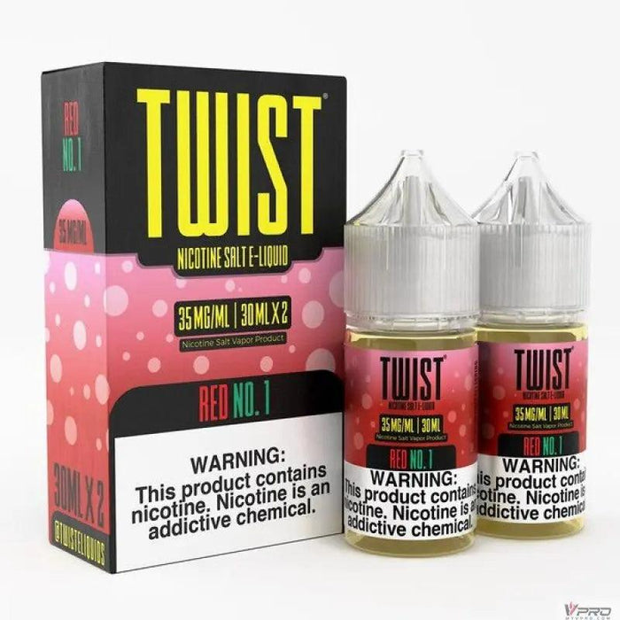 TWIST Salt Nicotine Salt By Twist E-Liquids 60ML (30ML x 2) (Totally 28 Flavors) Twist E-Liquids