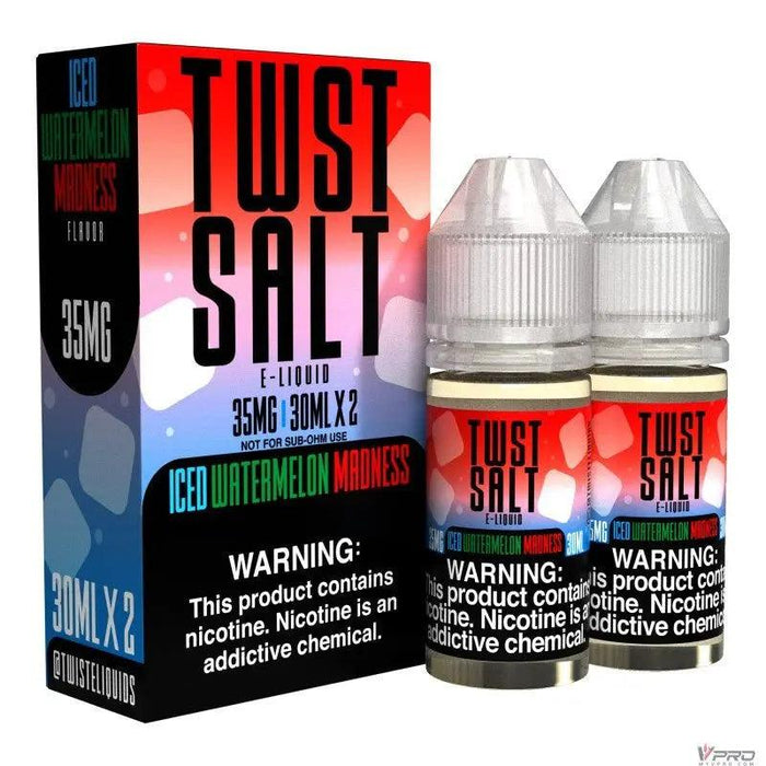 TWIST Salt Nicotine Salt By Twist E-Liquids 60ML (30ML x 2) (Totally 28 Flavors) Twist E-Liquids