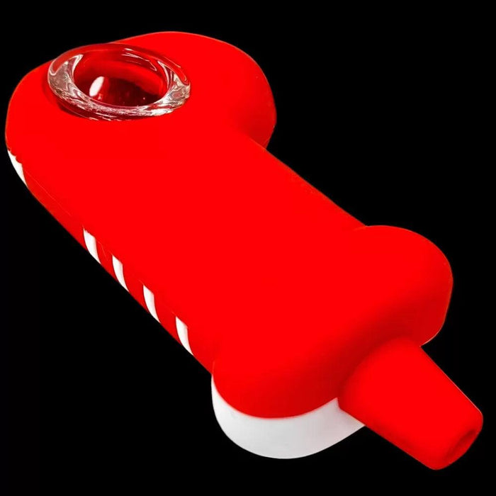 4" Pocket-Sized Joy Cute Stocking Stuffer Silicone Hand Pipe