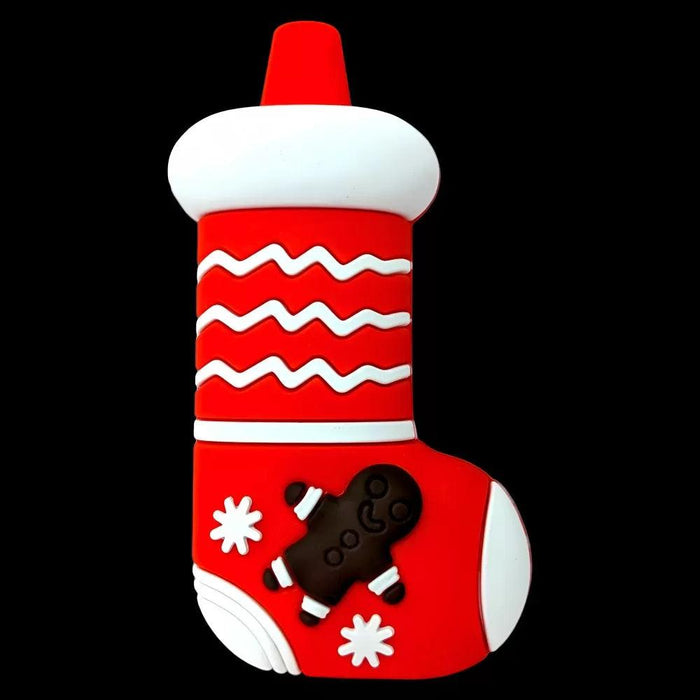 4" Pocket-Sized Joy Cute Stocking Stuffer Silicone Hand Pipe