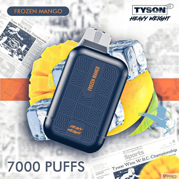 Tyson 2.0 Heavy Weight  7000 Puffs 5% Nicotine Disposable Tyson 2.0