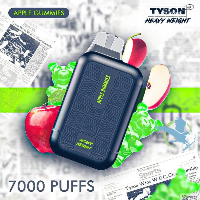 Tyson 2.0 Heavy Weight  7000 Puffs 5% Nicotine Disposable Tyson 2.0