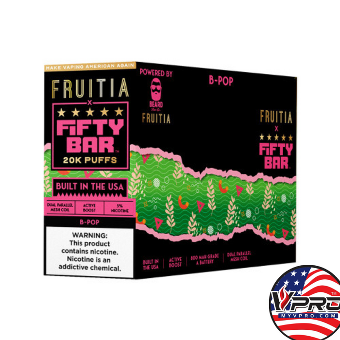 Fruitia x Fifty Bar 20K Disposable