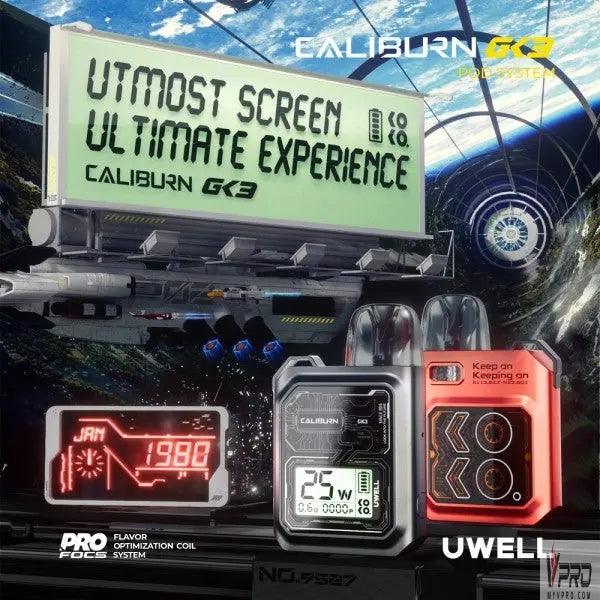 Uwell Caliburn GK3 25W Pod System Uwell