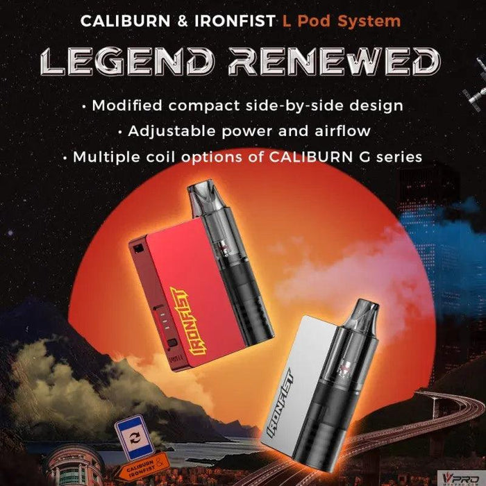 Uwell Caliburn & Ironfist L Pod System Uwell