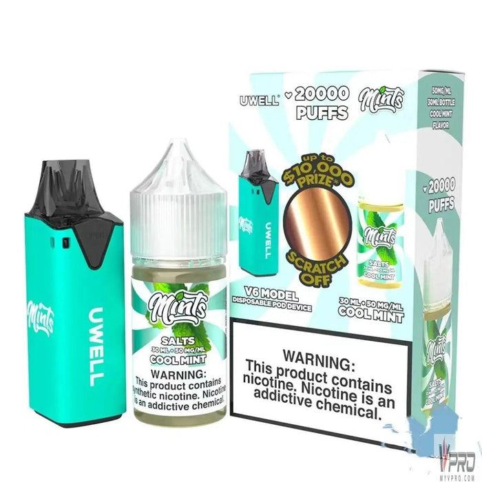 Uwell V6 Model Device With 1 x 30mL Salt E-liquid - MyVpro