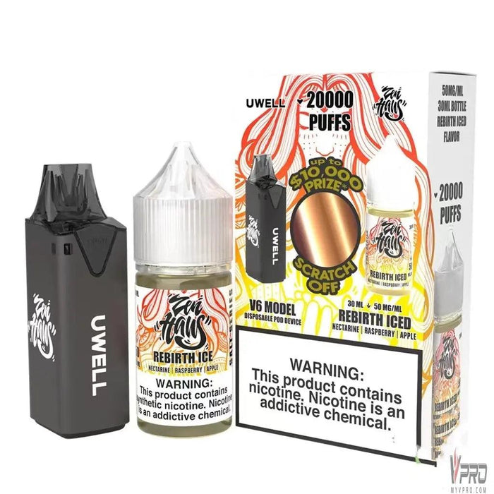 Uwell V6 Model Device With 1 x 30mL Salt E-liquid - MyVpro