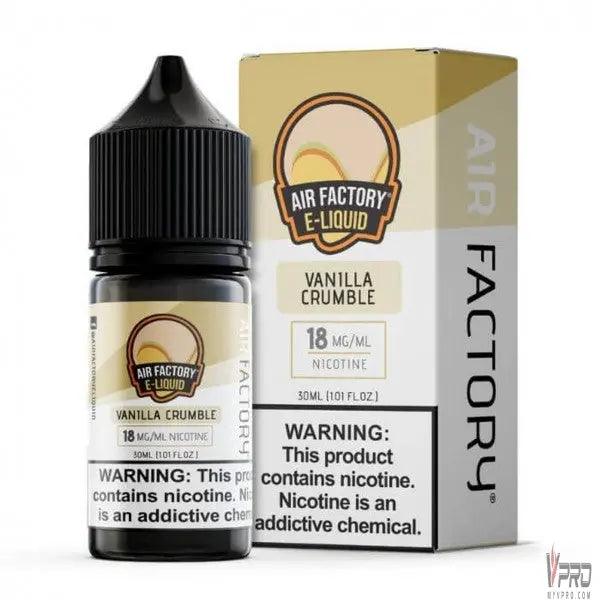 Vanilla Crumble - Air Factory SALT 30mL Air Factory E-Liquids