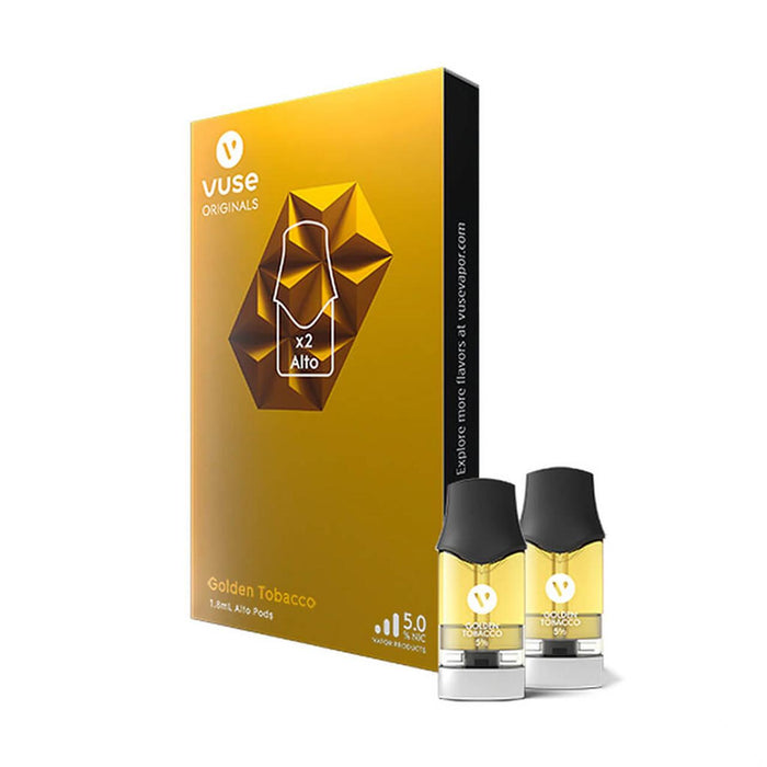 Golden Tobacco Vuse Alto 1.8ML Replacement Pods - pack of 2