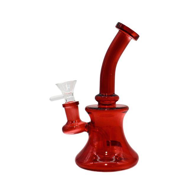 7'' Fancy Color Tube Band Beaker Water Pipe