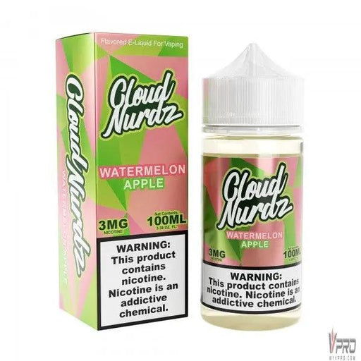 Watermelon Apple - Cloud Nurdz Synthetic 100mL Cloud Nurdz E-Liquid