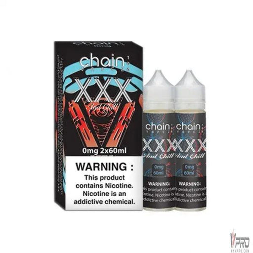 XXX and Chill - Chain Vapez E-Liquid 120mL Chain Vapez E-Liquids