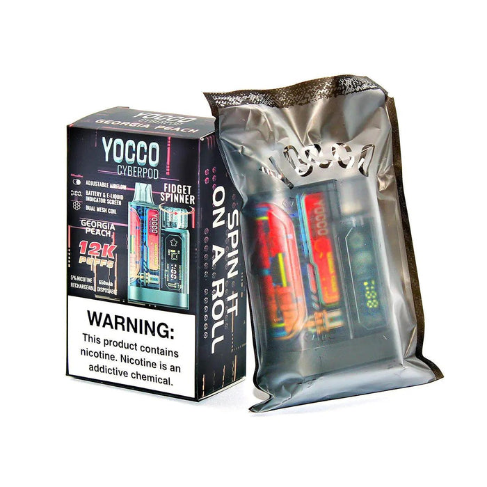 YOCCO Cyberpod 12000 Puffs Nic Salt Rechargeable Disposable Aspire