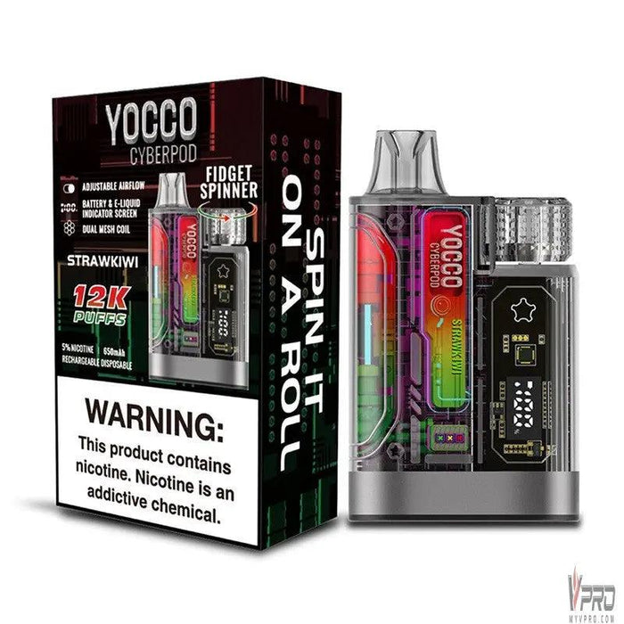 YOCCO Cyberpod 12000 Puffs Nic Salt Rechargeable Disposable Aspire