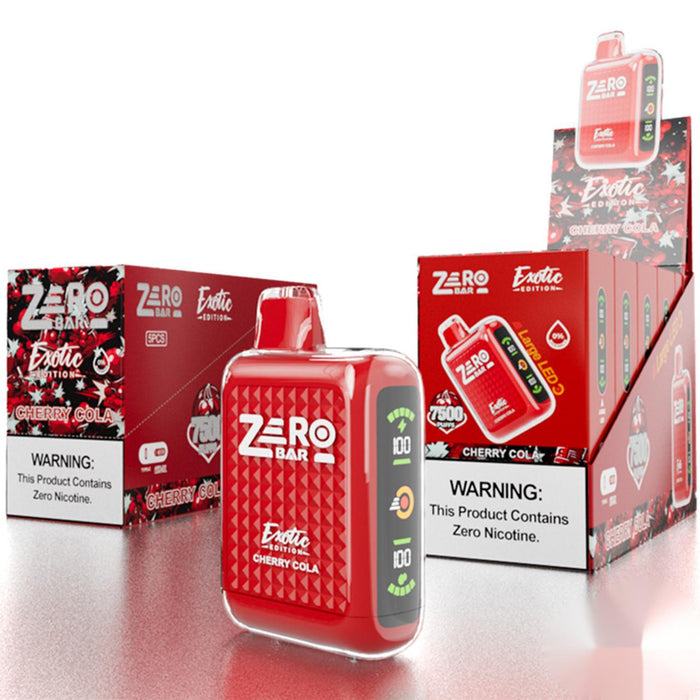 Zero Bar Exotic Edition 7500 Puffs Disposable 0%