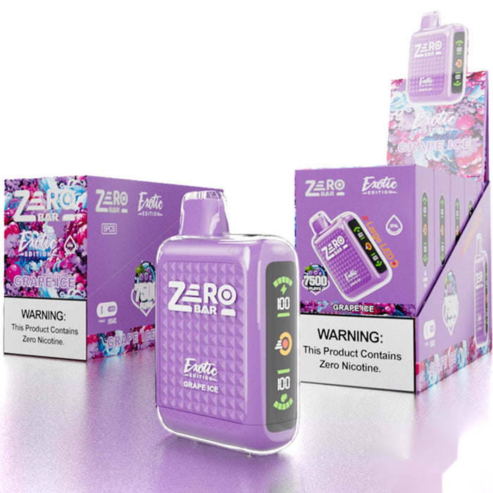 Zero Bar Exotic Edition 7500 Puffs Disposable 0%