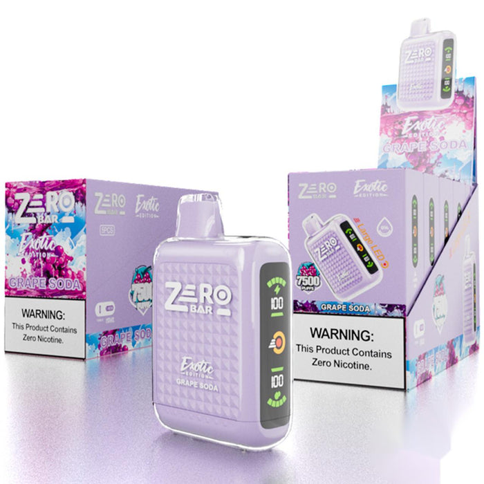 Zero Bar Exotic Edition 7500 Puffs Disposable 0%