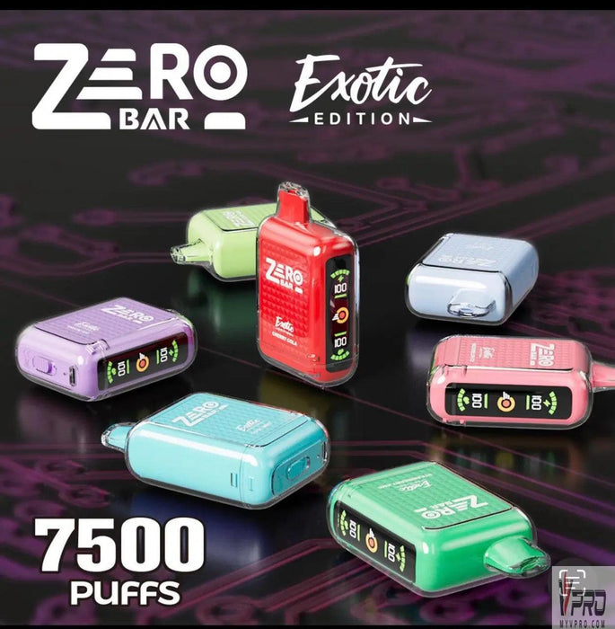 Zero Bar Exotic Edition 7500 Puffs 0% Disposable - MyVpro