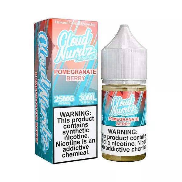 Iced Pomegranate Berry- Cloud Nurdz Salts 30mL - MyVpro