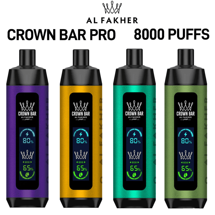 Al Fakher Crown Bar Big Cloud Pro 8K Puffs Disposable