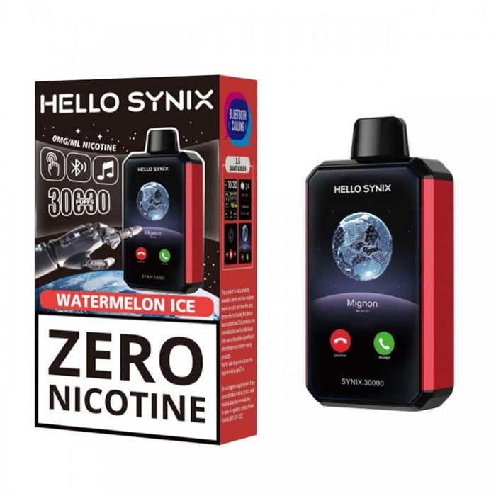 Hello Synix 30K Puffs 0% Disposable