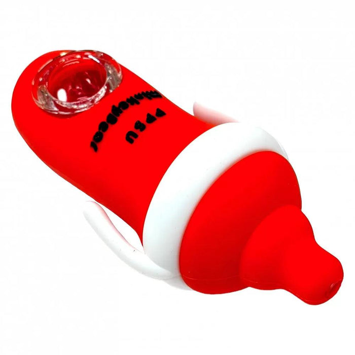 Silicone Baby Bottle Hand Pipe – Durable & Fun Design