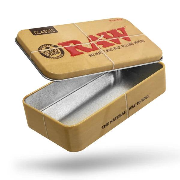 RAW Metal Tin - Metal Carrying Case