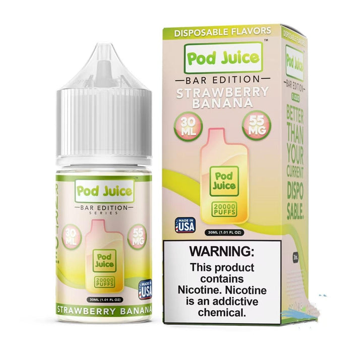 Strawberry Banana - Pod Juice Bar Salt 30mL