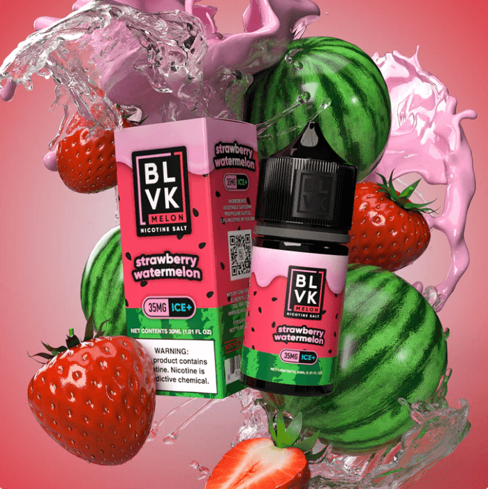 Strawberry Watermelon Ice - BLVK Melon Salt 30mL