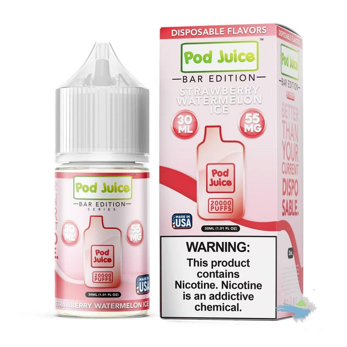 Strawberry Watermelon Ice - Pod Juice Bar Salt 30mL