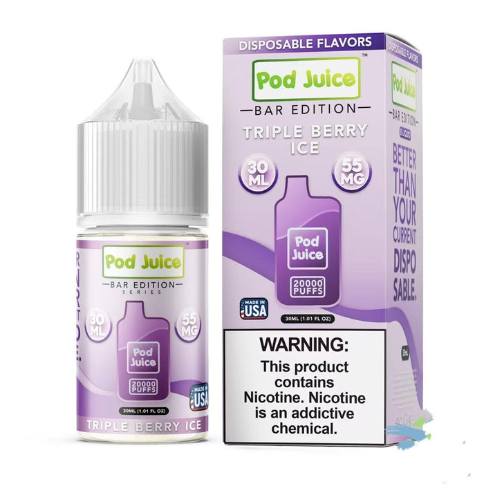 Triple Berry Ice - Pod Juice Bar Salt 30mL