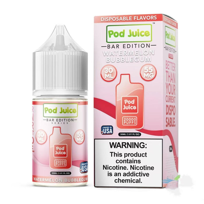 Watermelon Bubblegum - Pod Juice Bar Salt 30mL