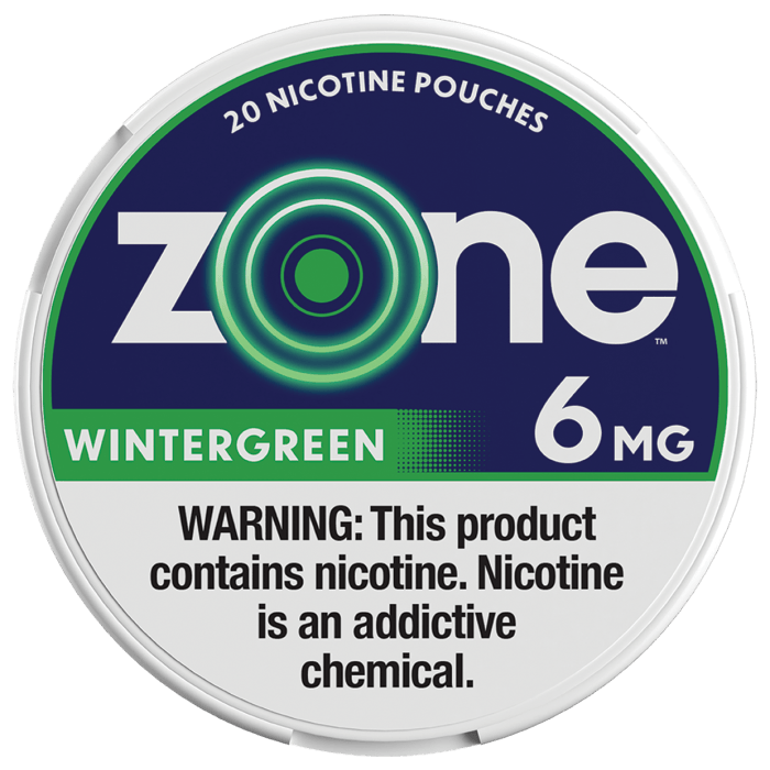 Wintergreen - Zone Tobacco Free Nicotine Pouches